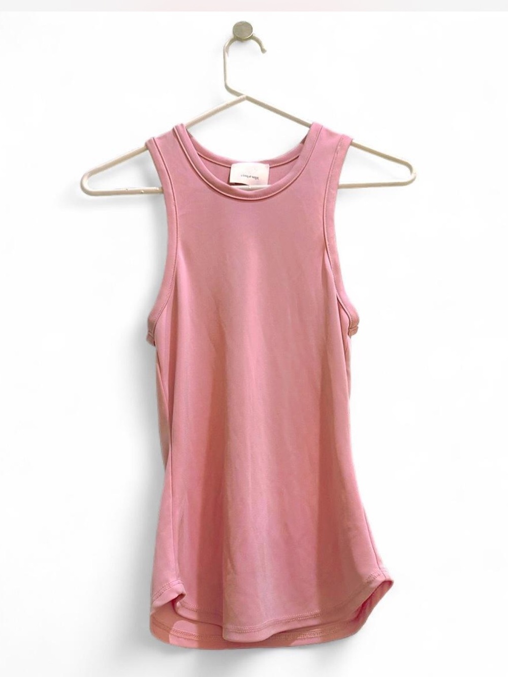Cinq a Sept Pink Racerback Tank Top